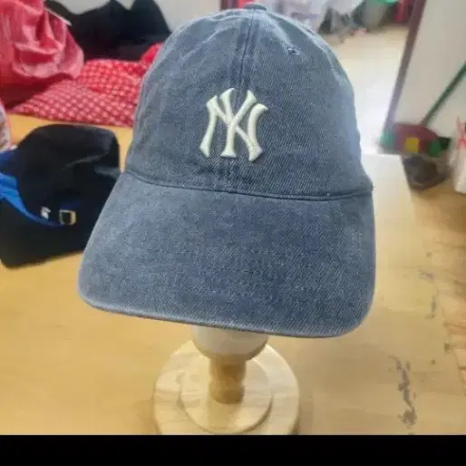 MLB 뉴욕 양키스 볼캡 (워싱청색)카리나모자