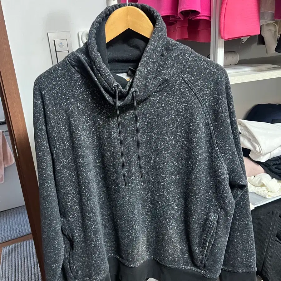 H&M 남성 후드 검정색