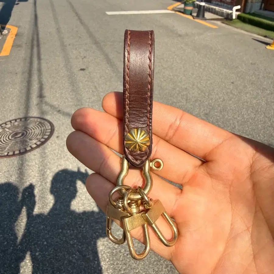 더블알엘 st 콘초 스냅 레더 키홀더