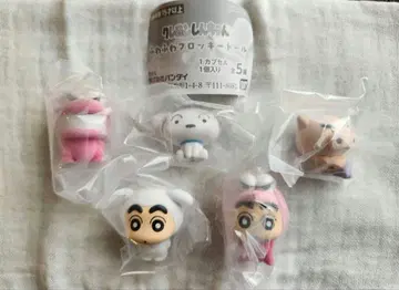 짱구는 못말려(크레용 신짱) 말랑말랑 플로키 인형 전 5종 세트 컴플리트