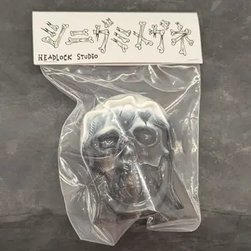HEAD LOCK STUDIO Little Chop Design 시니가미 안경 화이트 블랙 마블 성형