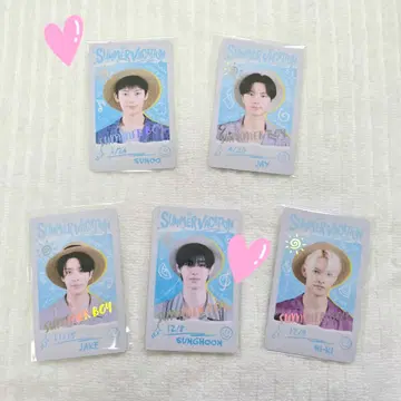 엔하이픈월드 선우 썸머 SUMMER VACATION SP카드 QR 미사용 | 팬시