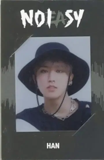 StrayKids NOEASY HAN 트레이딩 카드 검은색 테두리