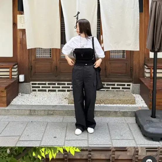 빈티지포유 나일론카고팬츠 스몰 새상품