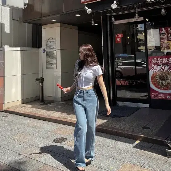 리브어리 케이비 와이드 데님 롱M