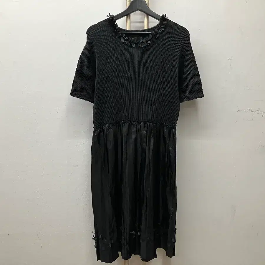 쭈글이 원피스 55~66
