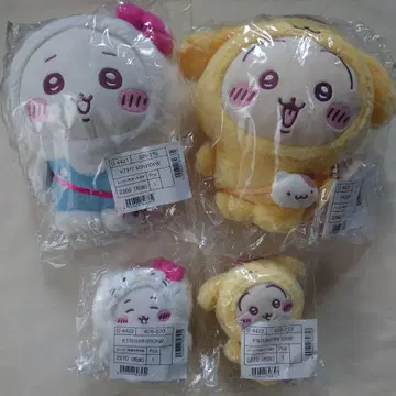 산리오 치이카와 (먼작귀) 봉제 인형 마스코트 토끼 키티 폼폼푸딩
