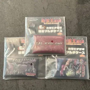 최강왕도감 DMM 복권 E상 카라비너 부착 멀티 케이스 3개 세트