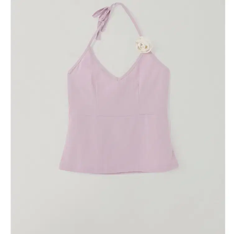 타낫 halter corsage sleeveless top