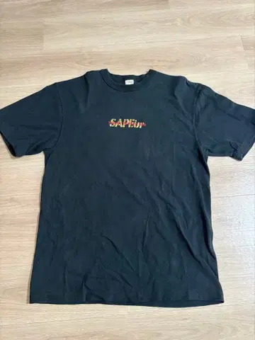 SAPEur 사풀 티셔츠 블랙 L 사이즈
