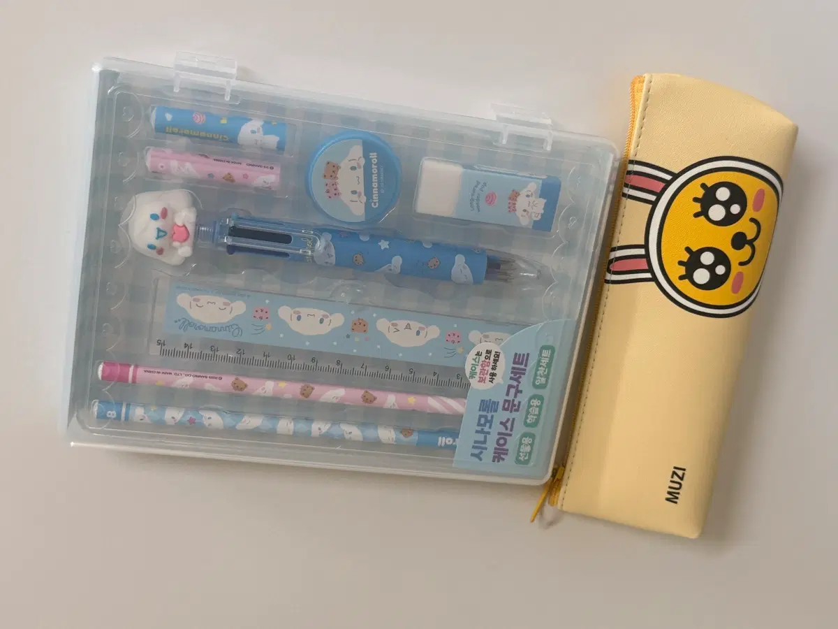 시나모롤 케이스 문구세트
