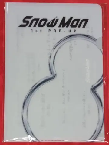 SnowMan 1st POP-UP 미니 포스터 L 홀더 세트 방콕