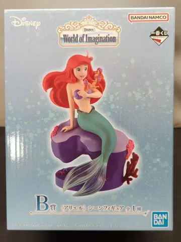 BANDAI SPIRITS 제일복권 Disney World of Imagination B상 아리엘 장면 피규어
