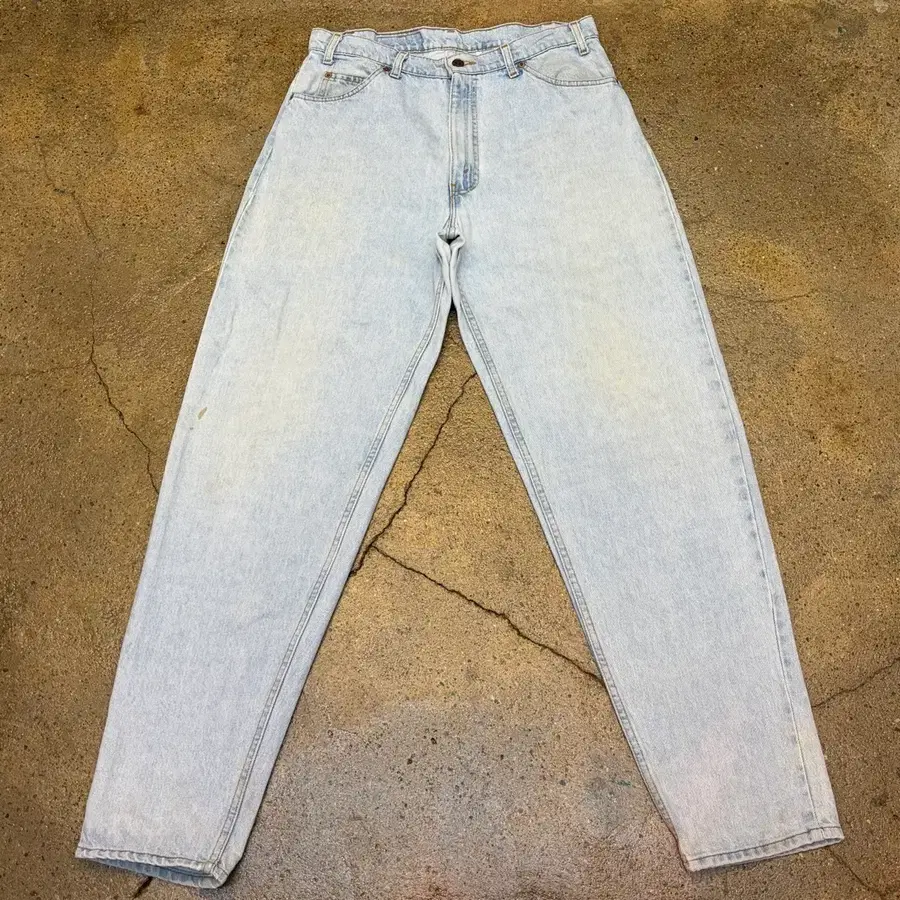 90s Made in USA 빈티지 리바이스560 오렌지탭 배기핏 청바지