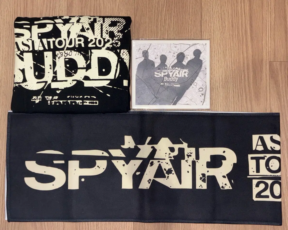 SPYAIR ASIA TOUR 2025 굿즈 티셔츠/CD/타올 세트/특전 일괄 판매