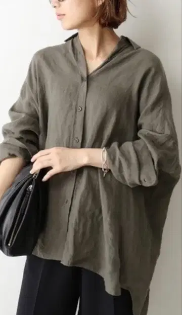 두지엠 클라세 Deuxieme Classe 와이드 린넨 셔츠