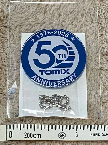 [새상품] TOMIX 50주년 로고 아크릴 키링