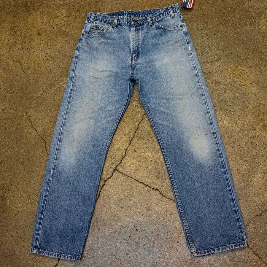 90s Made in USA 미국 빈티지 리바이스505 오렌지탭 데님팬츠 청바지