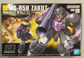 BANDAI SPIRITS HGUC 1/144 반다이남코판 자쿠I 블랙 삼연성 사양 8+ 표기 068