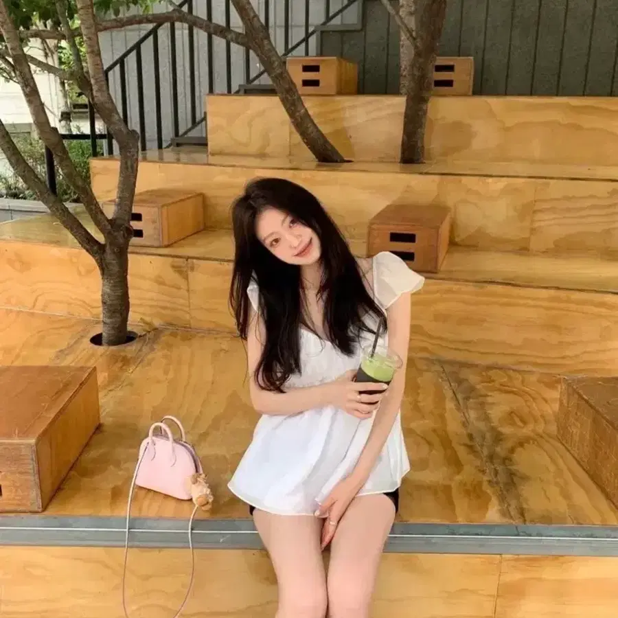 르플레인 엔젤 블라우스