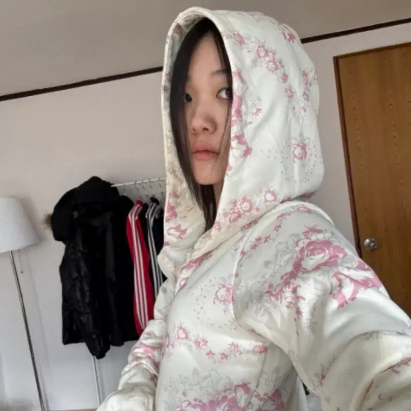 팁씨 플라워 후드집업