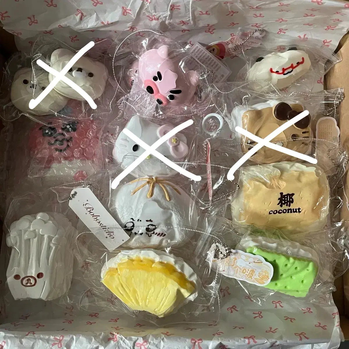 수제 말랑이 리락쿠마 키티 부리부리몬 빤쥬토끼 등