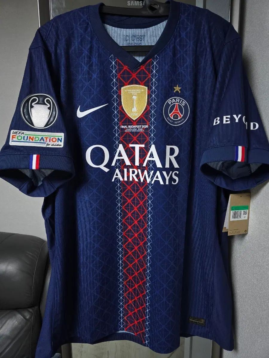 25-26 PSG 홈 어센틱 이강인 챔피언스리그 파이널