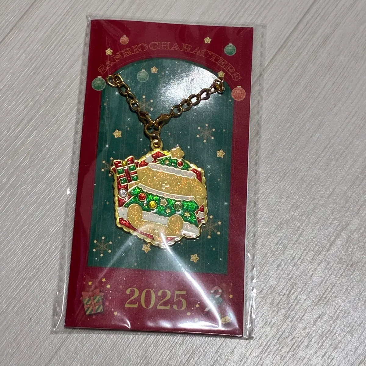 산리오 폼폼푸린 2025 크리스마스 키링
