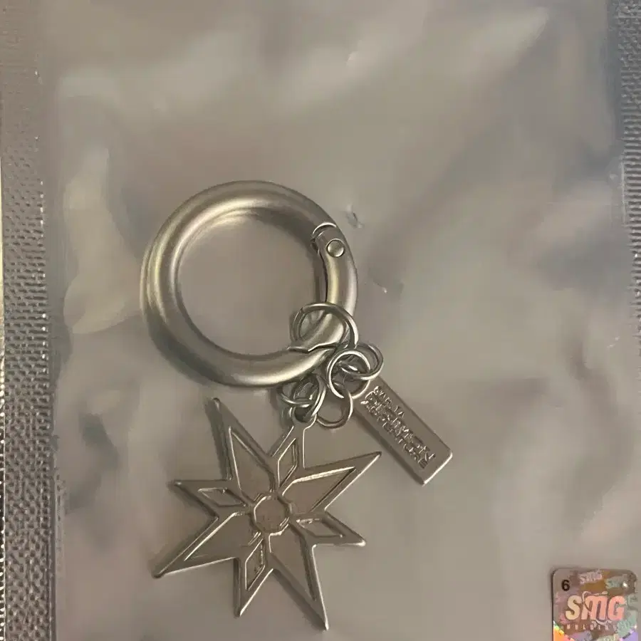 디지몬 메탈 키링 나리 빛