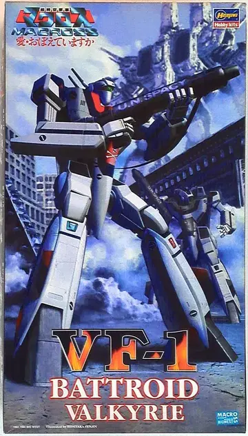 하세가와 마크로스 VF-1 발키리 바트로이드 (머리 3종 호환) 1/72