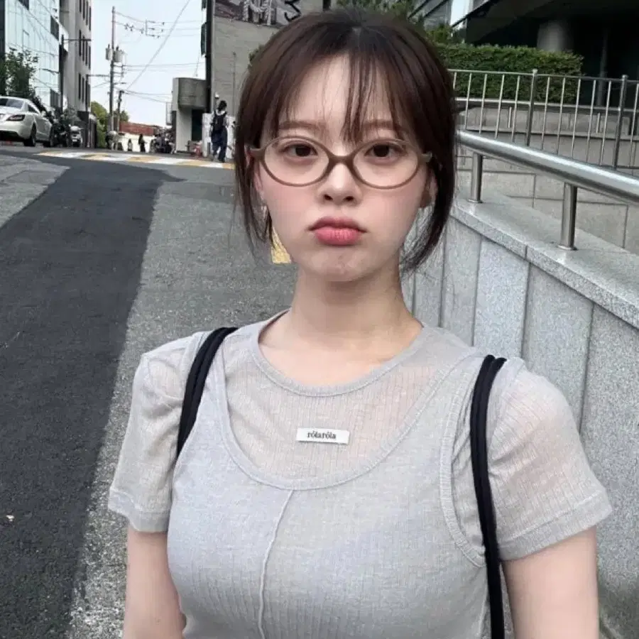 로라로라 NUBASIC TENCEL HALF T-SHIRT SET GRAY