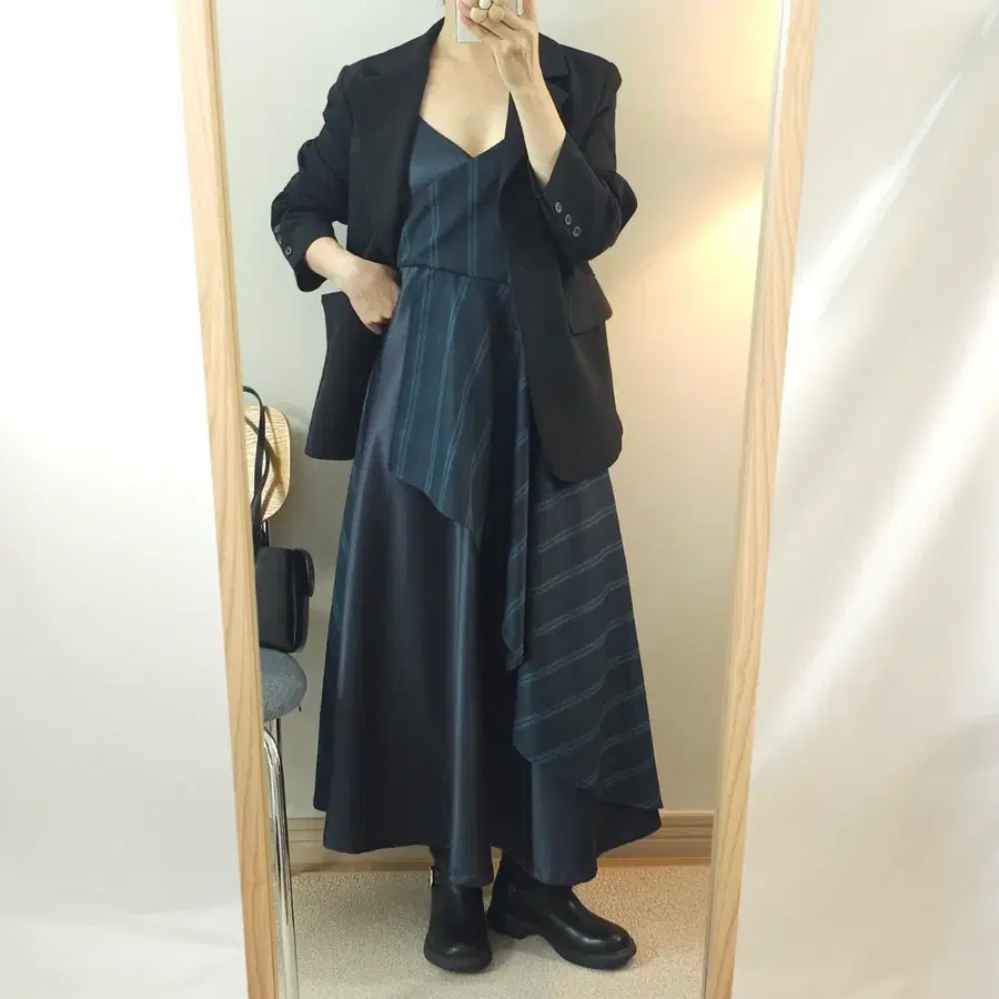 (F)클루드클레어 여성 나시 롱 플레어 원피스 W4547