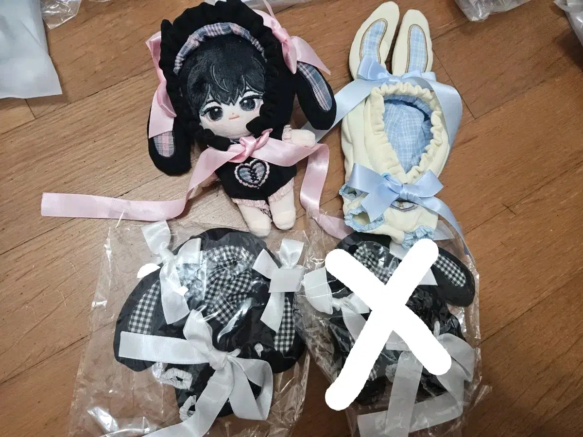 10cm 인형옷 토끼 롬퍼스 우주복