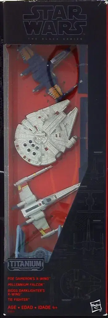 HASBRO THE BLACK TITANIUM (다이캐스트 비클 4체 세트)