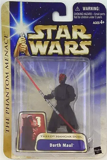 HASBRO '03 #25 COLLECTION 2 DARTH MAUL THEED HANGAR DUEL 3.5인치