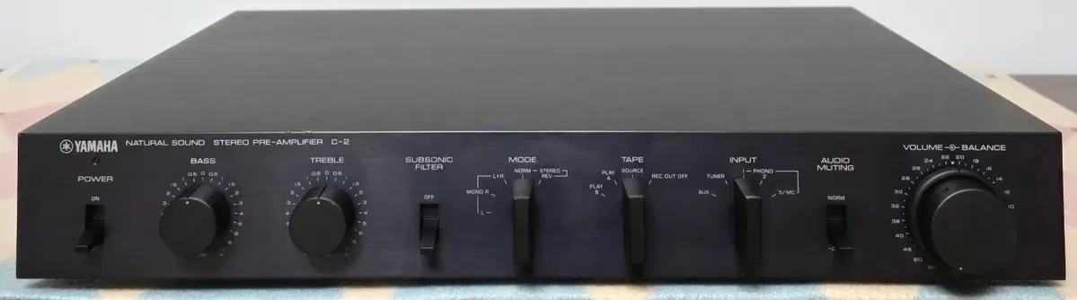 YAMAHA c-2 프리앰프