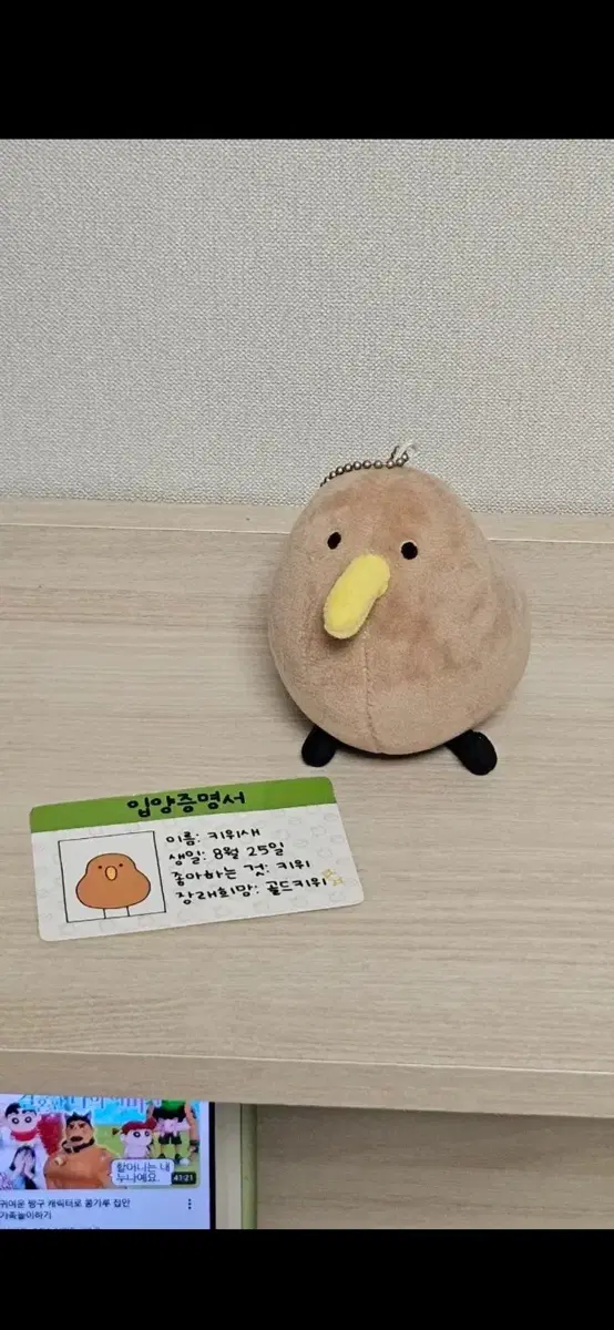 카린 키위새 텀블벅 키링 인형 구합니다