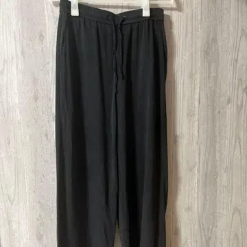 블랙 와이드 팬츠 이지 팬츠
