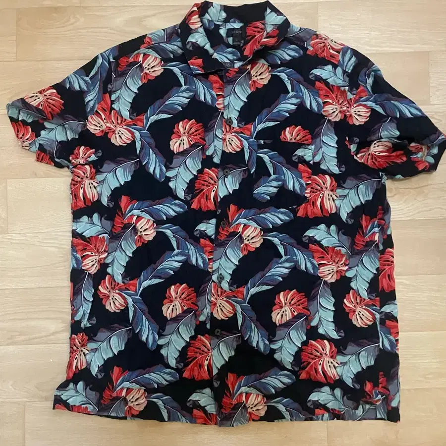 J.Crew 플로럴 패턴 셔츠 남성 라지