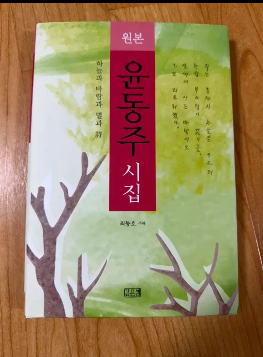 윤동주 히집 하늘과 바람과 별과 시