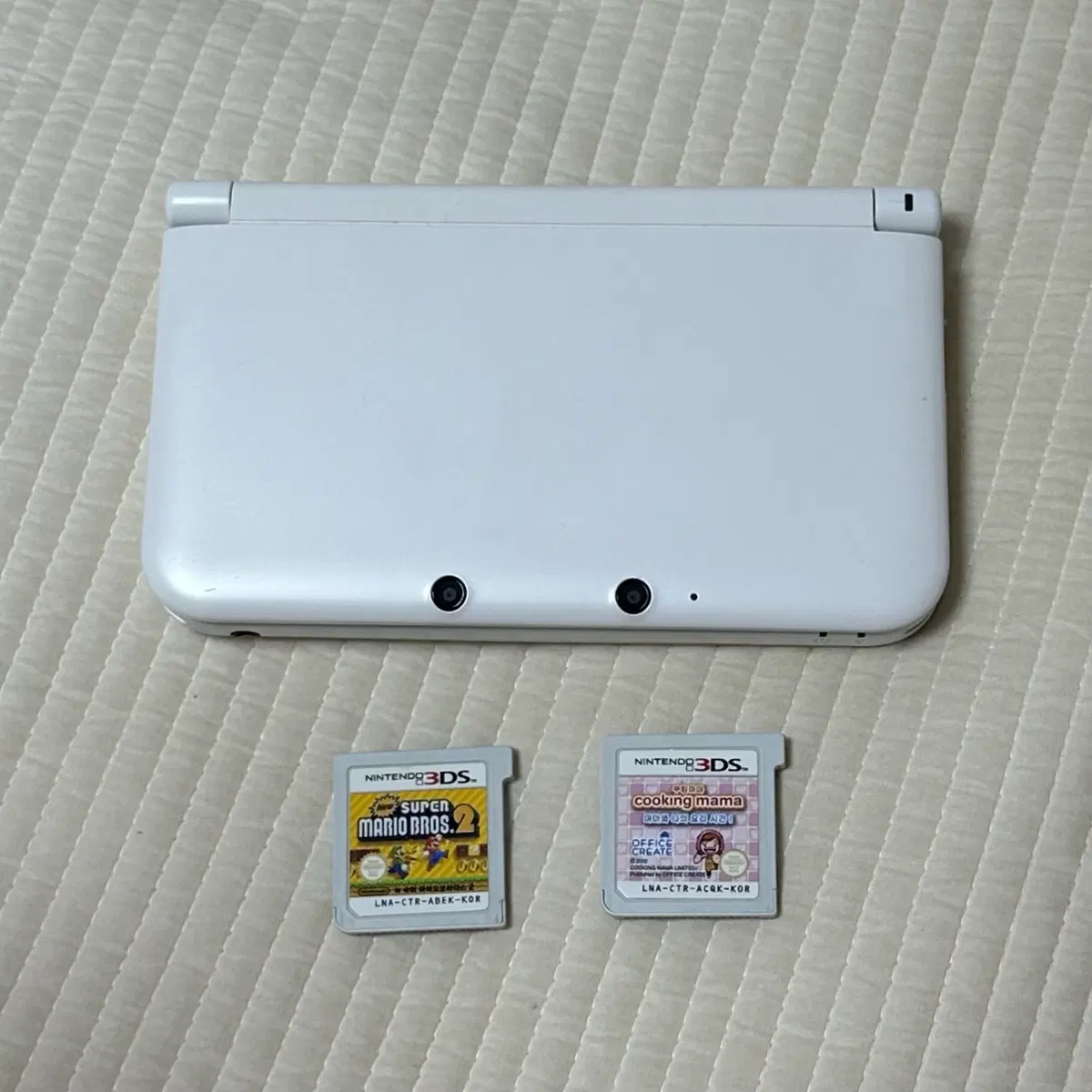 닌텐도3DS XL 화이트 순정 칩포함
