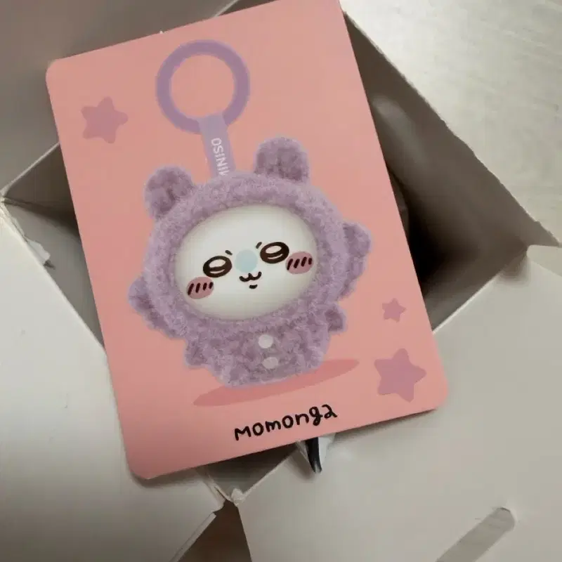 치이카와 먼작귀 모몽가 확정 페이스체인지 키링 피규어