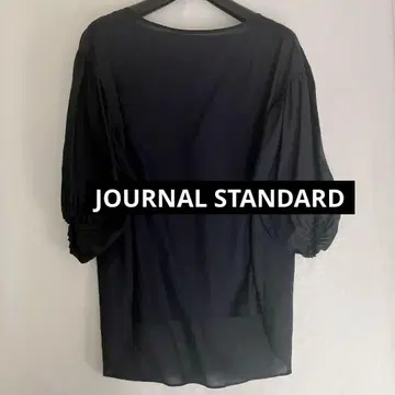 새상품급 린넨 저널 스탠다드 코튼 린넨 벌룬 슬리브 블라우스
