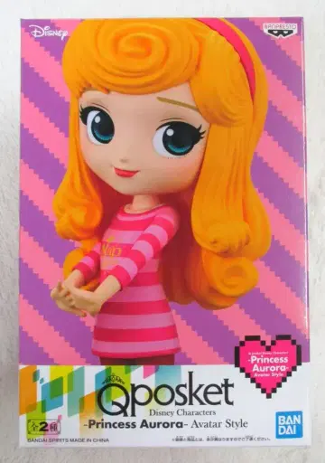 BANDAI SPIRITS Q posket Disney Characters Princess Aurora Avatar Style 오로라 공주 (일반 컬러)