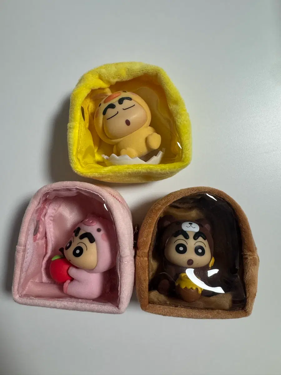 짱구 파우치 동물 피규어