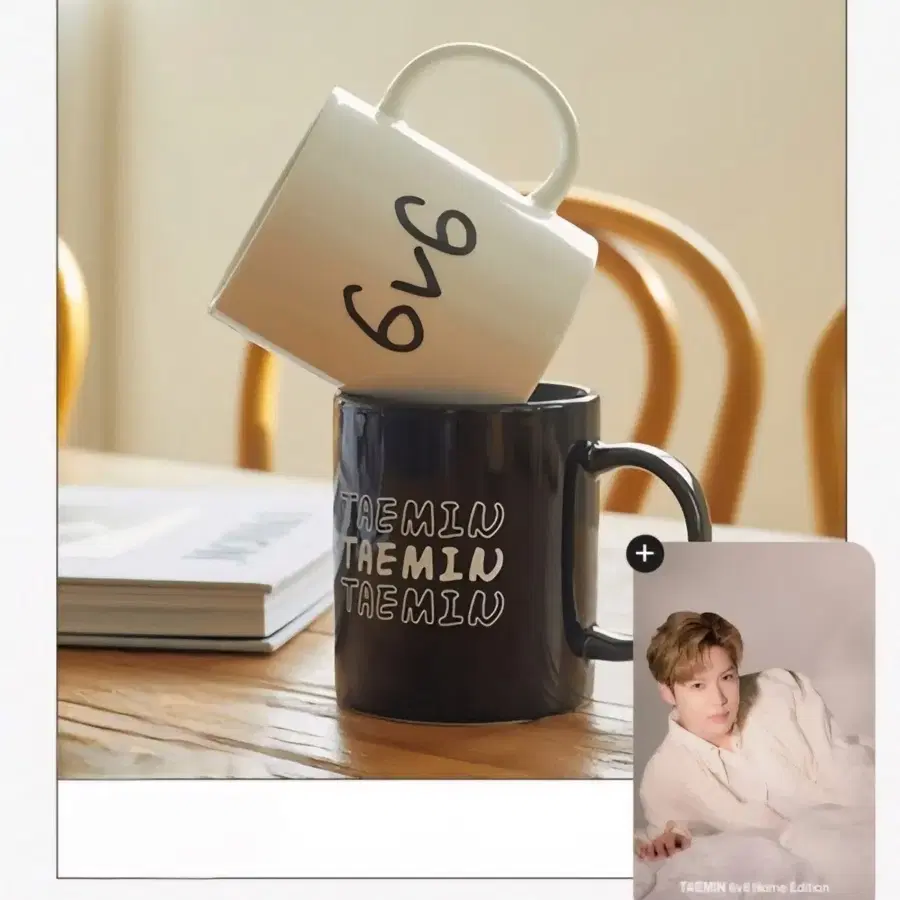 태민 6v6머그컵+포카(미개봉)