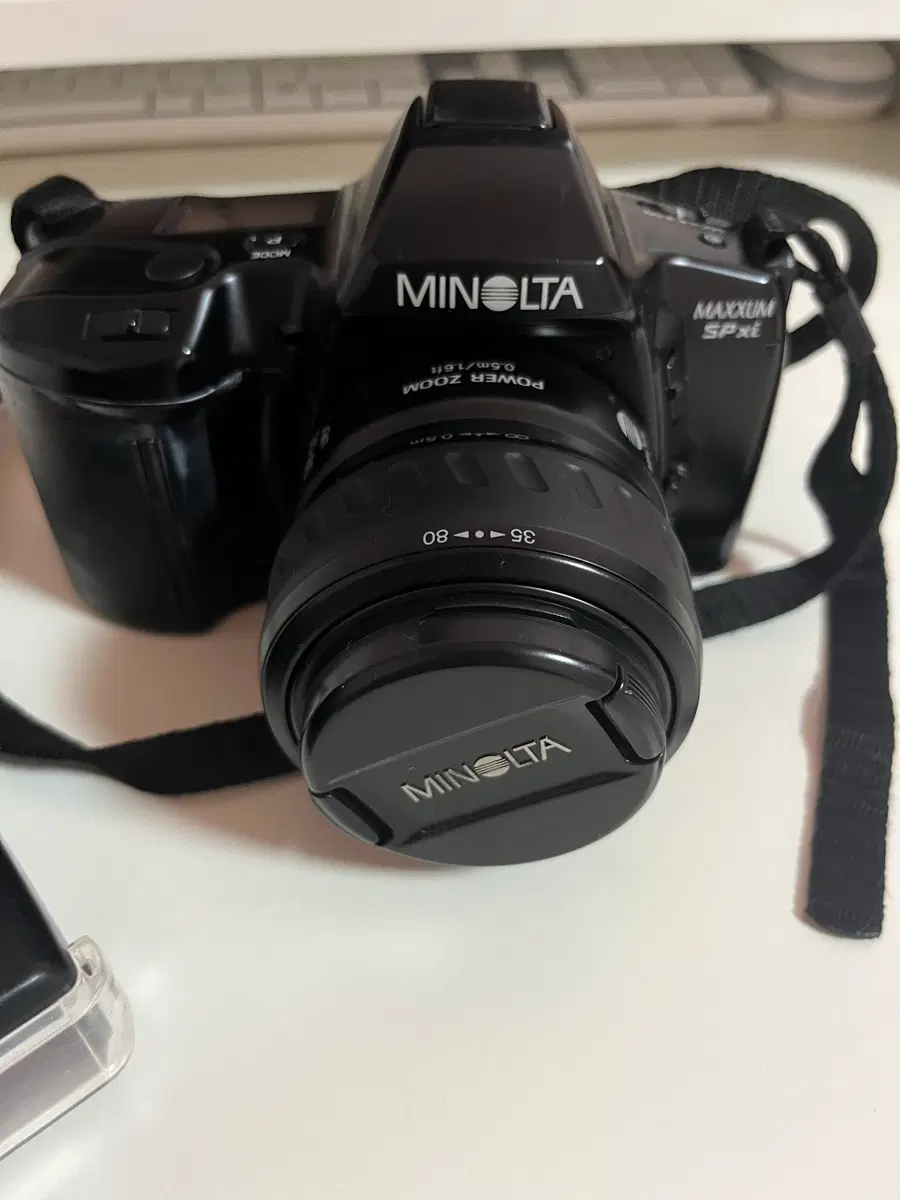 미놀타 Maxxum SPxi + AF Power Zoom 35-80mm 렌즈 + 전용 플래시