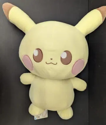 BANDAI SPIRITS 메챠모후굿토 봉제 인형 포케피스 피카츄