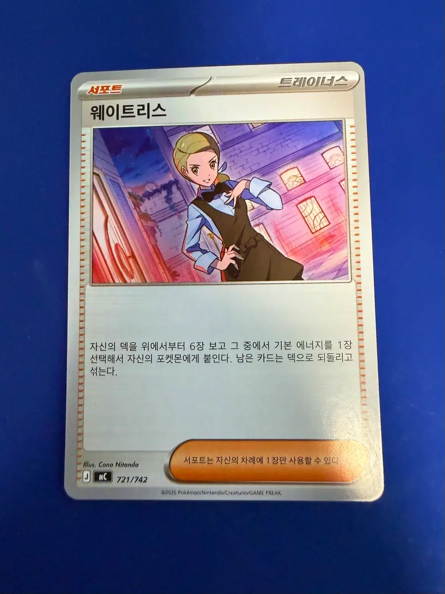 포켓몬카드 웨이트리스 서포트 트레이너 덱소스 카드