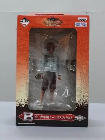 반프레스토 제일복권 원피스 대해적 샹크스 The Great Captain B상 청년기 샹크스 피규어